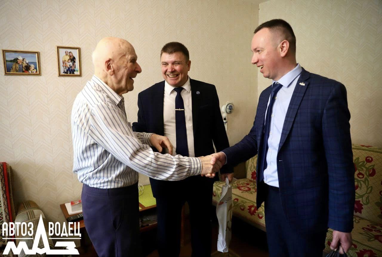 ПРОФСОЮЗ МАЗа В ГОСТЯХ У ВЕТЕРАНОВ ВОВ